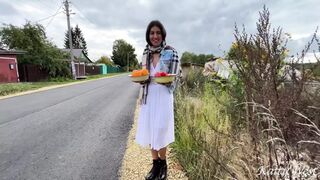 Fucked A Village Bitch In Her Yard When Her Master Was Away 
