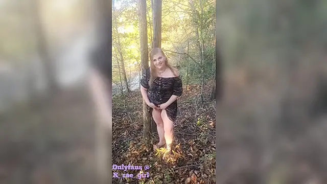 New BBW outdoor flash with vibrating thrust and juicy squirting