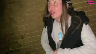 Raw street urchin penetrated anally in a dark alleyway!