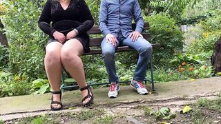 dirty grandma enjoys surprising her sweetie with naughty😈 presents