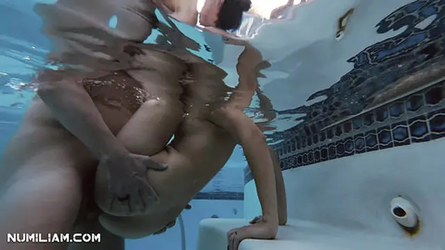 Public Pool Sneak Sex