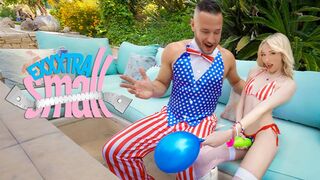 Crushing American Booty on a Red, White, and Blue Threesome Rampage