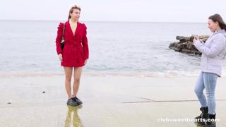 Sumiko and Lana go wild, getting wet and nasty on sandy beaches, ClubSweethearts-style