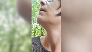 Unleashed forest frenzy: Tits on full display, tits bouncing wild