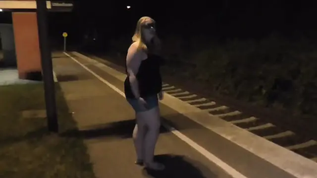 Bubbles gets serviced at the train station