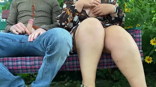 MILF Son-in-law flashes his penis to his mother-in-law