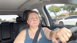 Riding cock🍆 to climax🚀 while parked in parent pickup zone