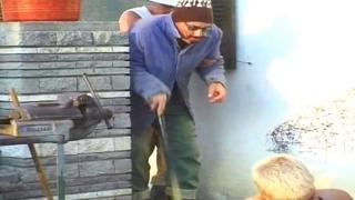 Teen femme's German delight gets a hardcore outdoor DP celebration