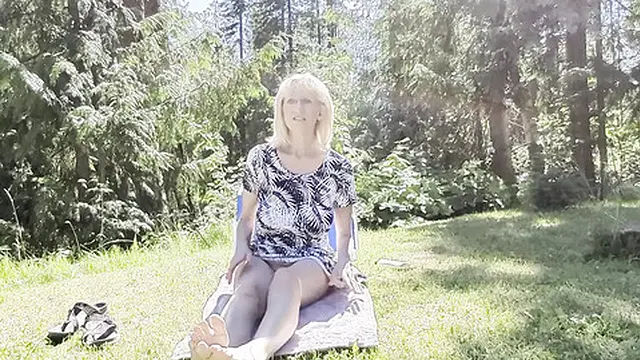 Sunbathing in My Garden