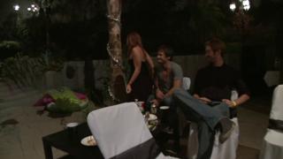 Slamming cum- thirsty whores ravage him senseless at the pool party