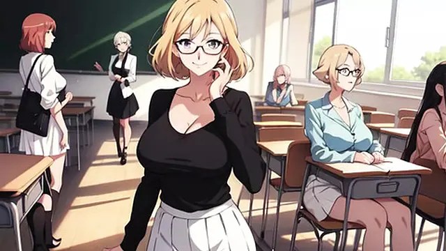 Hot Teacher Seduction Scene