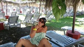 Slutty Stepsis Fucks Brother Hard at the Water Park