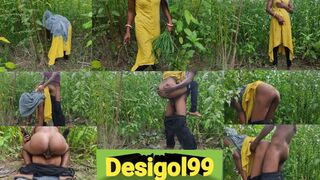 Teen thug ravages my wet slit under a shaded tree