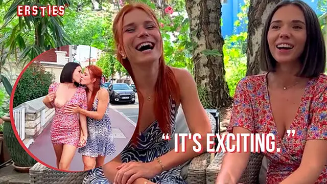 Ersties - Clemence & Eve Explore Wild Lesbian Moments In Public