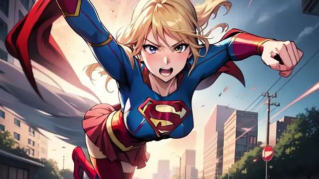 SuperGirl vs The Hulk - Veins of Justice