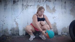 Massive Latina Mammary Massaging Majestic Melons Like Mad Men