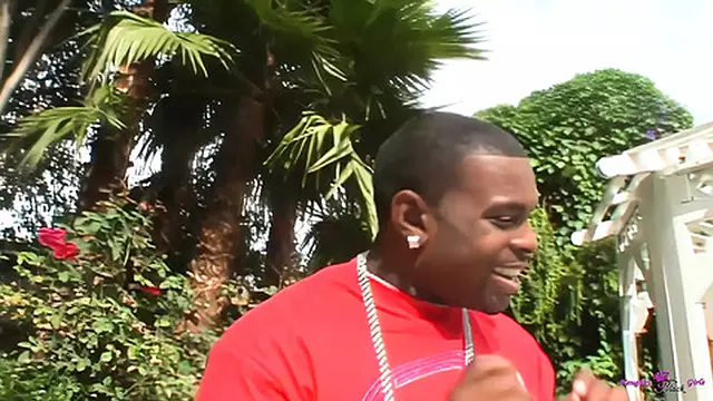 Two Stunning Black Women Arrange a Hot Backyard Threesome