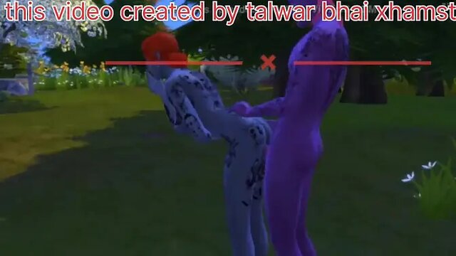 Sexy star of Avatar movie enjoys nailed in the forest