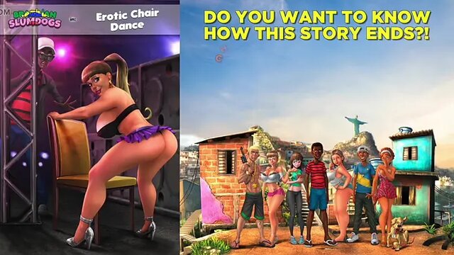 Chair dance leads to raunchy Brazilian anal sex
