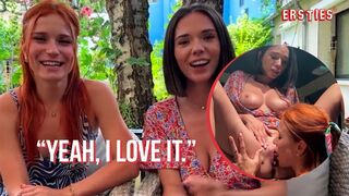 Double Trouble: Unbridled Lust Ignites Passionate Oral😜 Satisfactions by Clemence & Eve