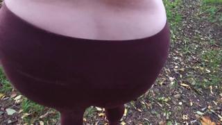 Naked titslapping action