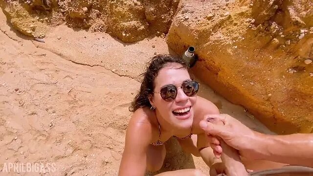 Swallowing Piss and Face Fucked at Nude Beach