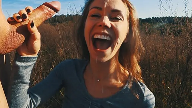 HEAVY COCK🌭 Facial OUTDOORS