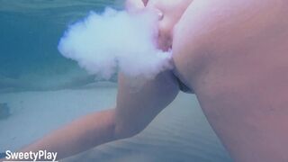 Deepthroated seascapes beneath creamy anal👌 waves, massive rectum gaping