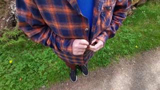 Spanking Your Ass🍑 and Pussy✌ in the Woods