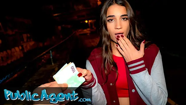 Public Agent Hot French Model eagerly accepts a stranger′s touch in a bold &mdash;  public moment