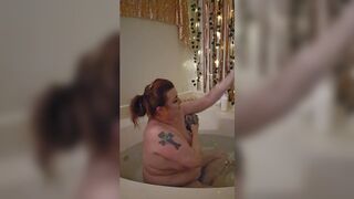 You're a pervy little pervert's 'Golden Shower🚿' fantasy - Cougar's Bath Time Voyeurism Frenzy!