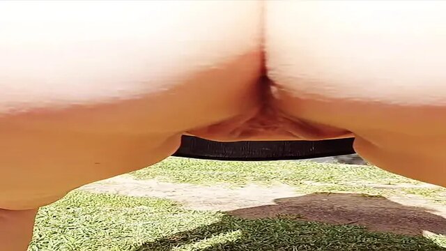 Mature cougar spreads legs for homemade outdoor fun