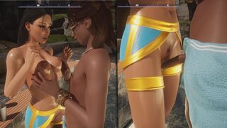 Mountain Thong Ride Raunchy Rampage in Unreal 5 Sandbox Swinging