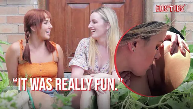 Country cutie Nova gets wild lesbian action with Charlie F on the farm