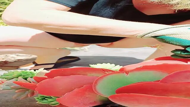 Caring for my plants without my pants