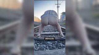 Peeing Compilation: Milf Urinates Liberally Outdoors, Non-Stop