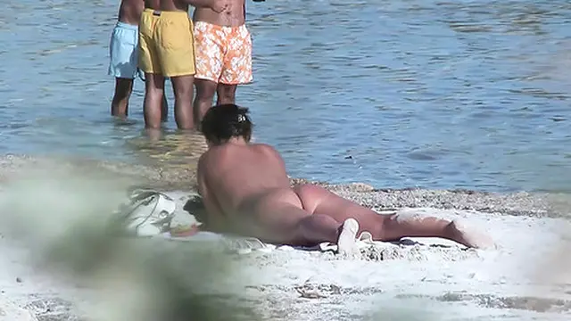 Hidden camera at Es Trenc beach