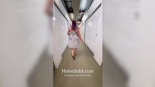 Getting down and nasty at a storage unit, raw and unbridled