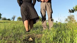 Moisture from my mother-in-law's vagina🌮️ in the outdoors