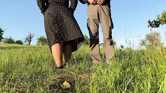 Moisture from my milf-in-law′s vagina🌮️ in the outdoors