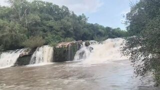 Stormy Waterfall Wild Sex
