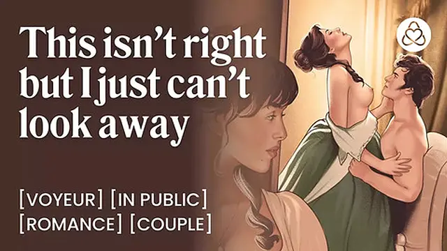 I watch him pleasure his eager girlfriend Needy girlfriend gets laid at a ball ASMR orgasm💦 in public