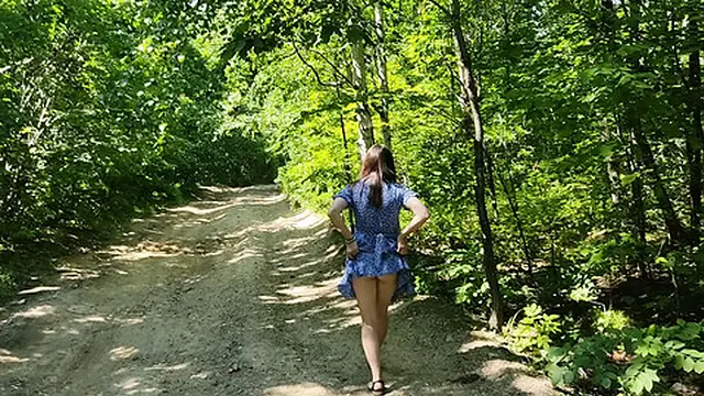 Walked sans underwear &mdash;  ran naked—exciting and bold!