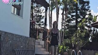 Poolside Guest Seduced and Satisfied