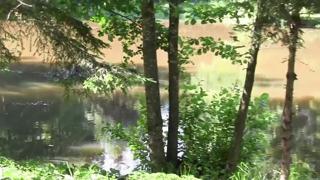 Raunchy Threesome Frenzy at the Lake's Edgy Shoreline
