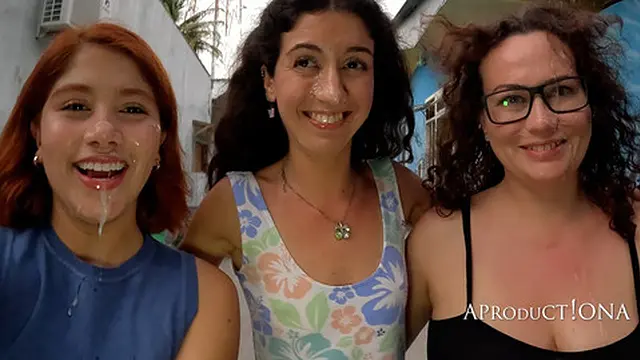 Lesbians Orgasm💦 Stroll on the Beach