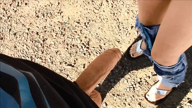 Farm girl bent over and fucked in the fields by her boyfriend