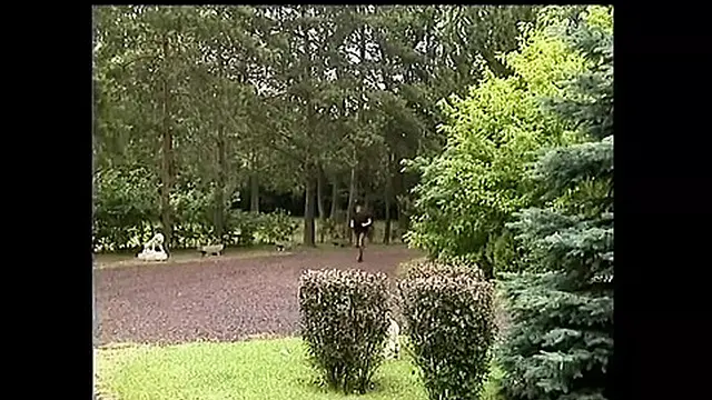 Hot Blonde with Curvy Figure Pleases Three Men in a Passionate Threesome