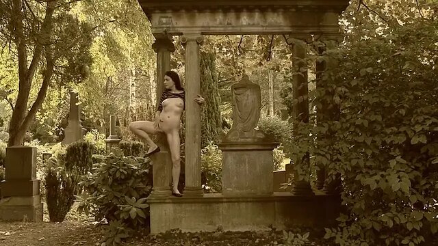 Secret cemetery fling turns wild