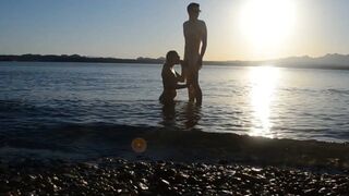 Wet And Wild At The Beach, Risky公开 Fishing Fornication